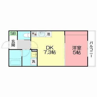 Ｖａｒｉａ東海岸南の間取り