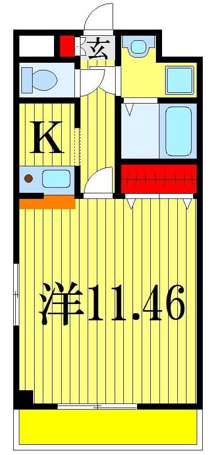 ブランドールヒルズ幕張の間取り