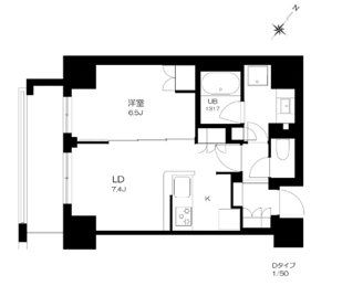 プライマル勝どきの間取り