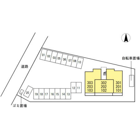 【福山市蔵王町のアパートのその他】