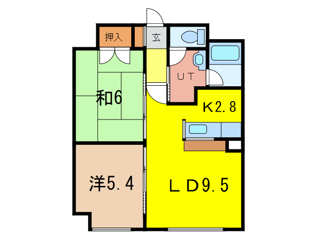 朝日プラザ旭川5条通の間取り