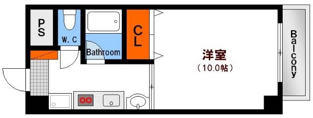 【比治山グリーンビルの間取り】