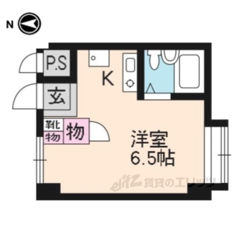 デュ北白川の間取り