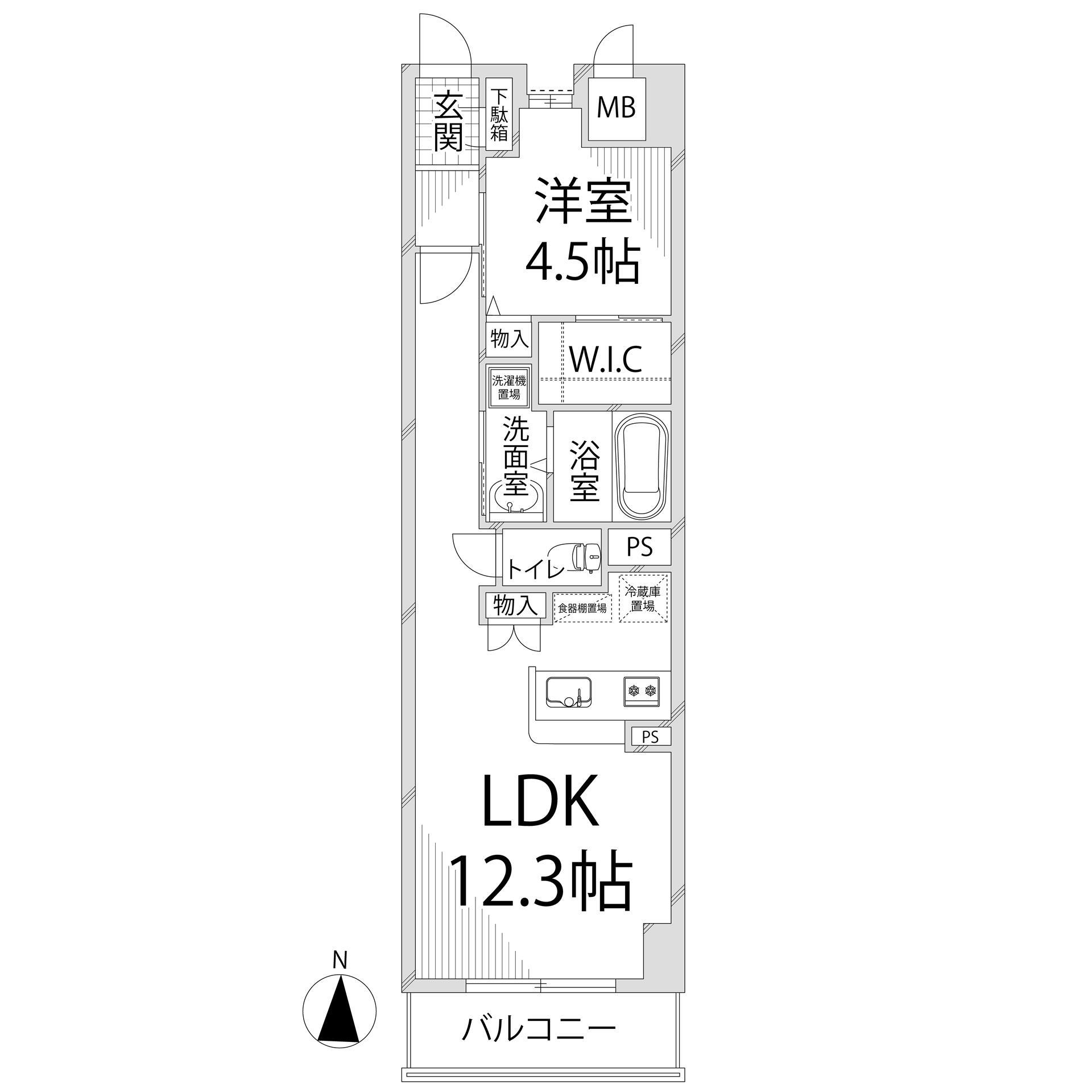 【キャッスルコート土山の間取り】