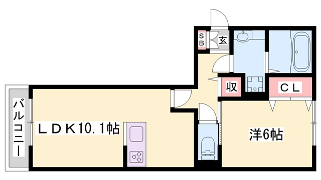 クレシア旭の間取り