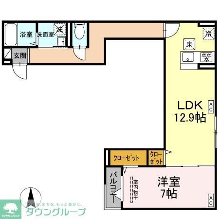 グラナーデ西加平の間取り