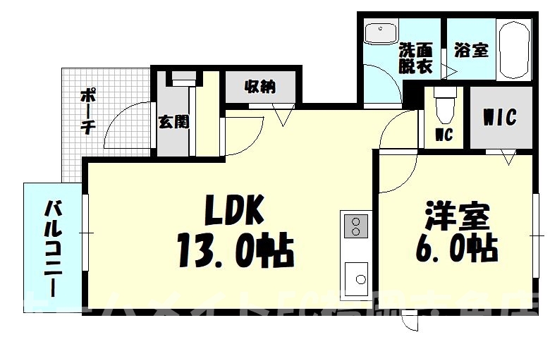 糟屋郡須惠町大字須惠のアパートの間取り