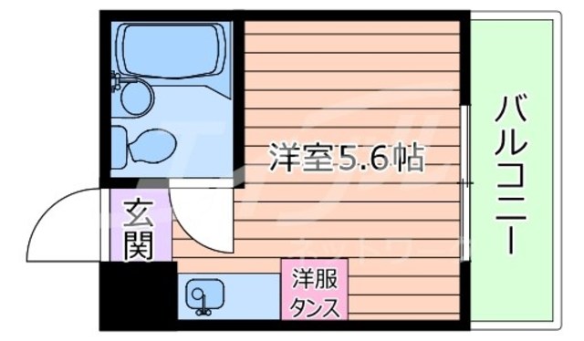 明学荘別館の間取り