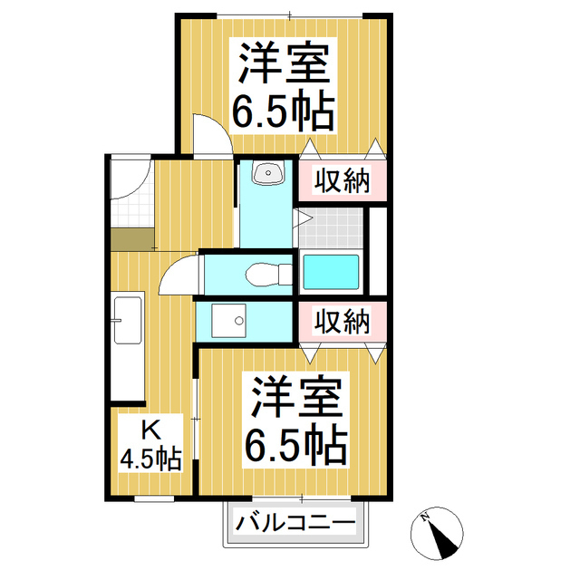 ビューハイツ御代田Ａの間取り