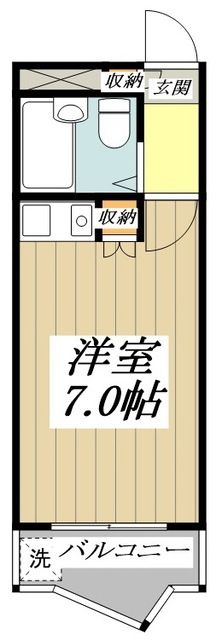 武蔵野市境のマンションの間取り