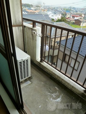 【相模原市中央区淵野辺本町のマンションのバルコニー】