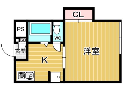 ハイツあかつきの間取り