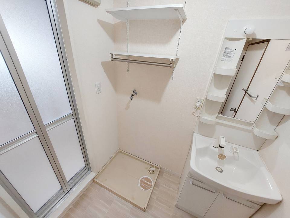 洗面設備　洗濯機置場