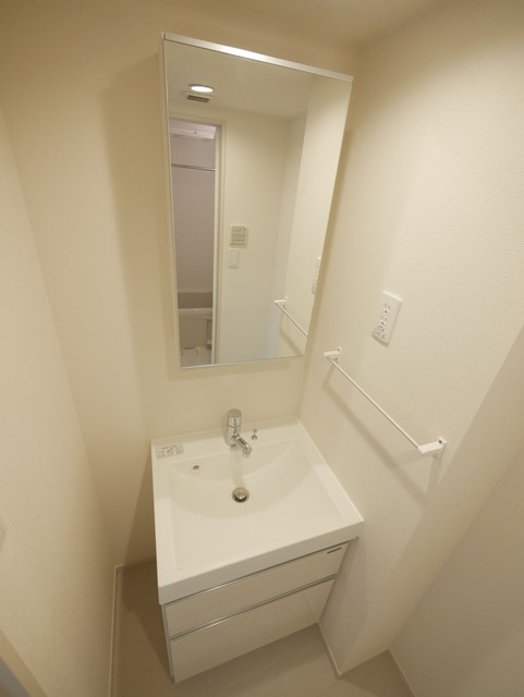 洗面設備　※建設中のため同シリーズの参考写真です。