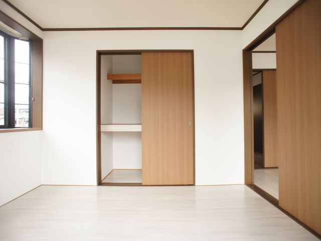 収納　洋室に変更予定で充実収納スペースがあります♪