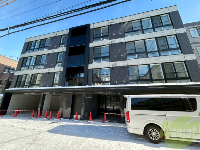 建物外観　札幌市北区麻生町「アルファレジデンス麻生」