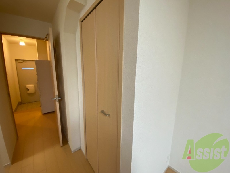 収納　ここに収納があります。収納があると部屋が広く使えます