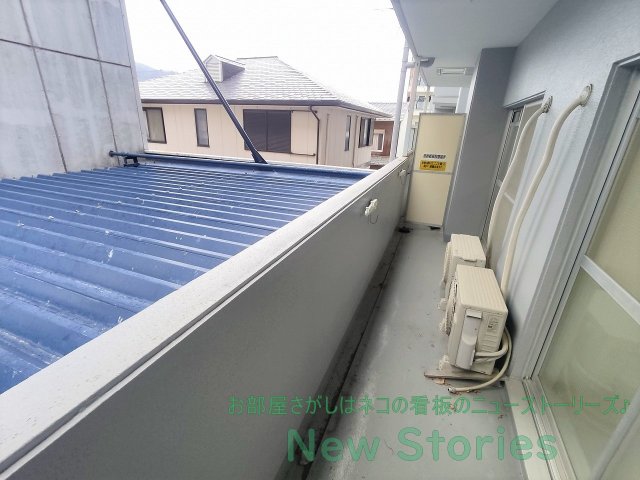 バルコニー　陽当たり良好なバルコニーです