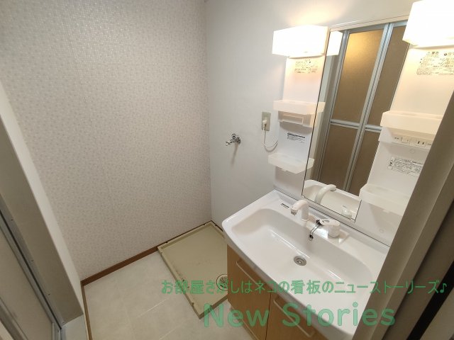 洗面設備　コンパクトで使いやすい洗面所