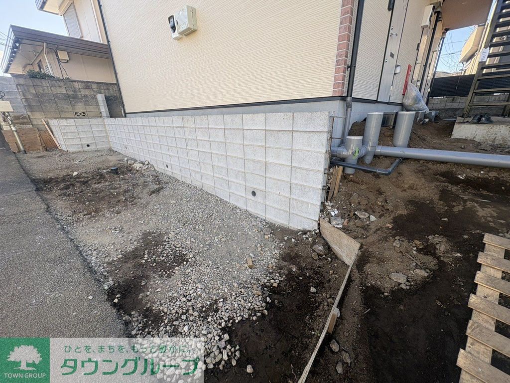 エントランス　建築中