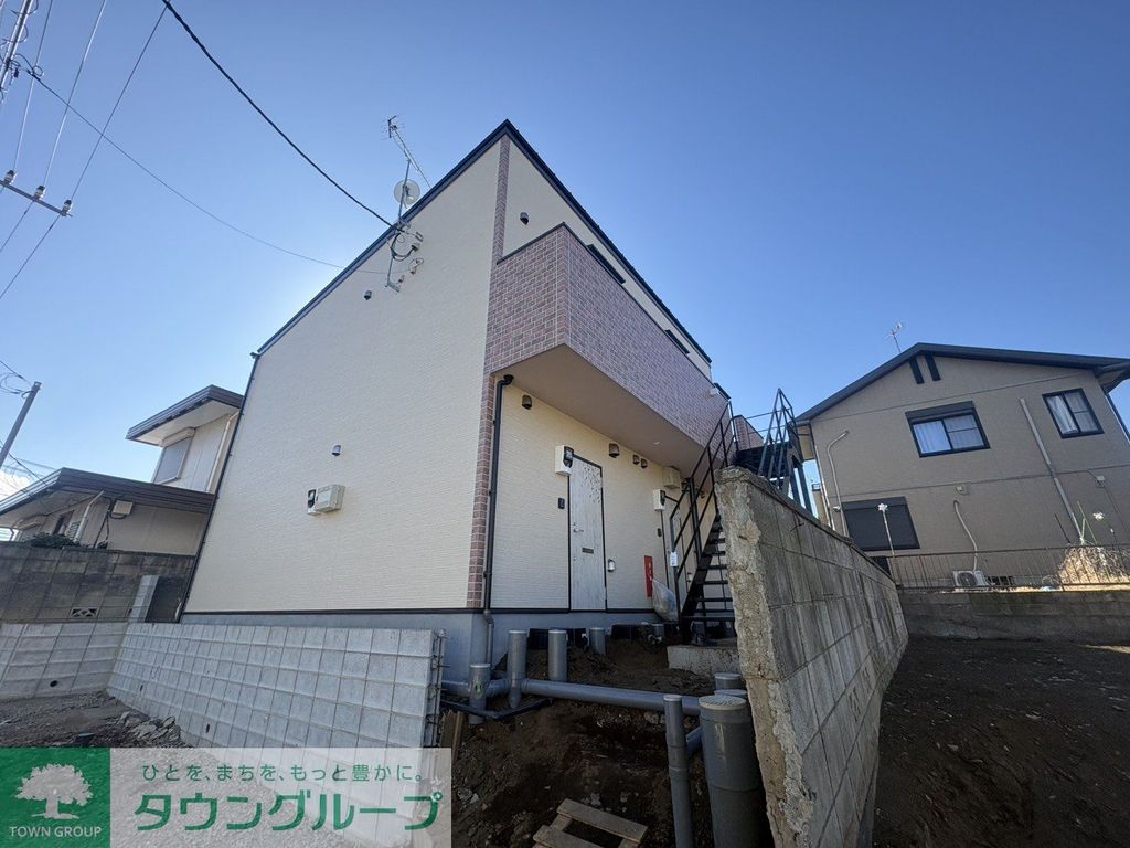 建物外観　建築中