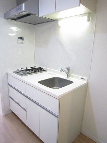 キッチン　2口ガスシステムキッチン