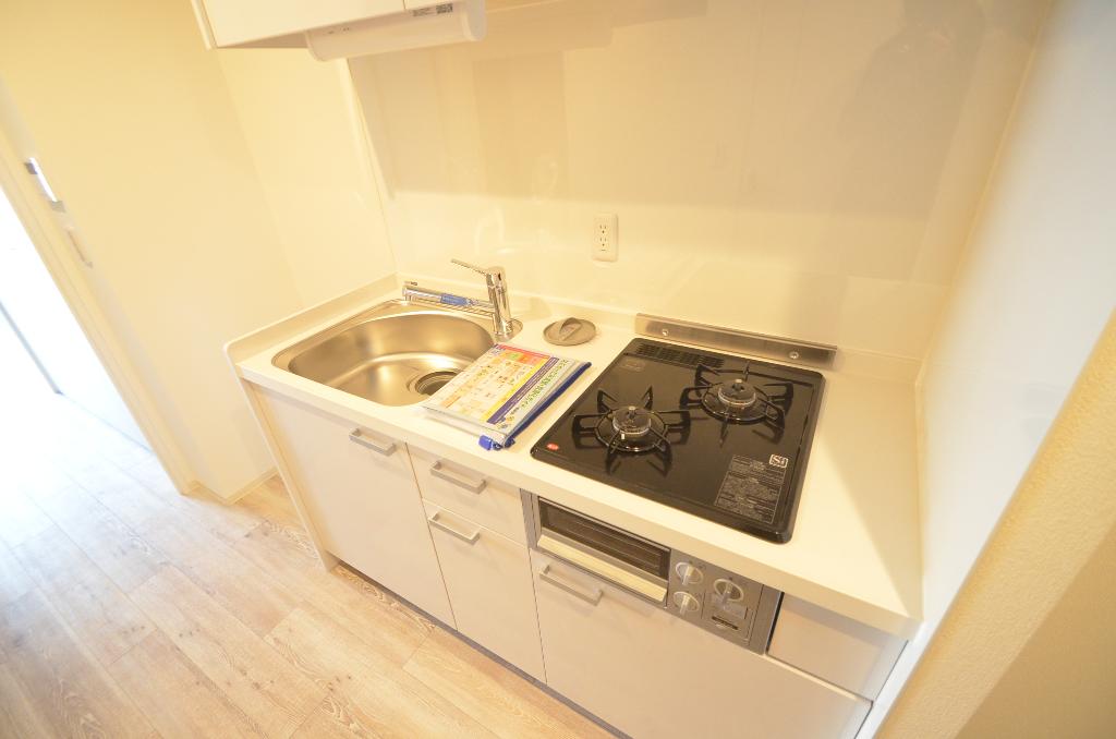 キッチン　2口ガスコンロ