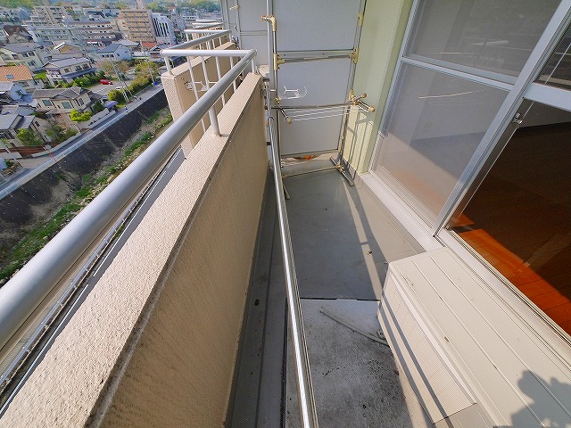 バルコニー　広々としたバルコニーです