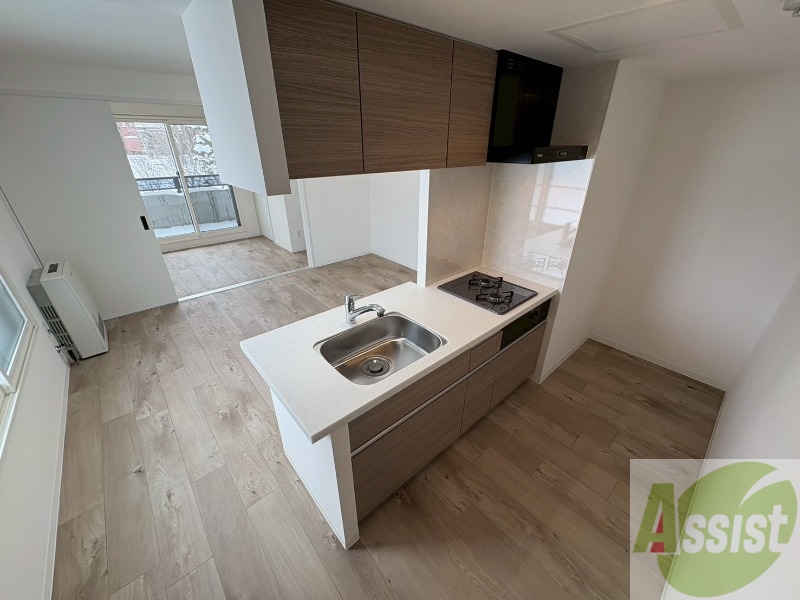 キッチン　システムキッチンなので、すぐお料理に使えます！