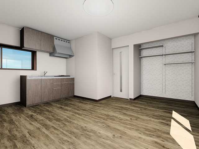 居室・リビング　リビングパース