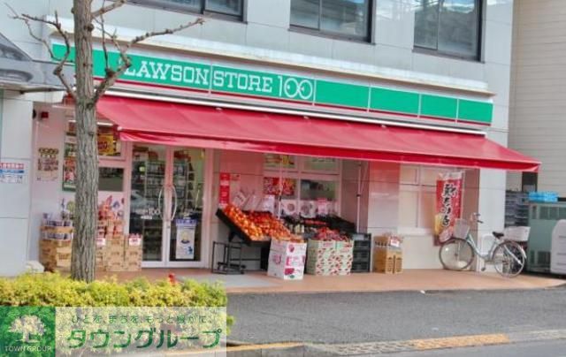 コンビニ　ローソンストア100中葛西店（コンビニ）まで80m