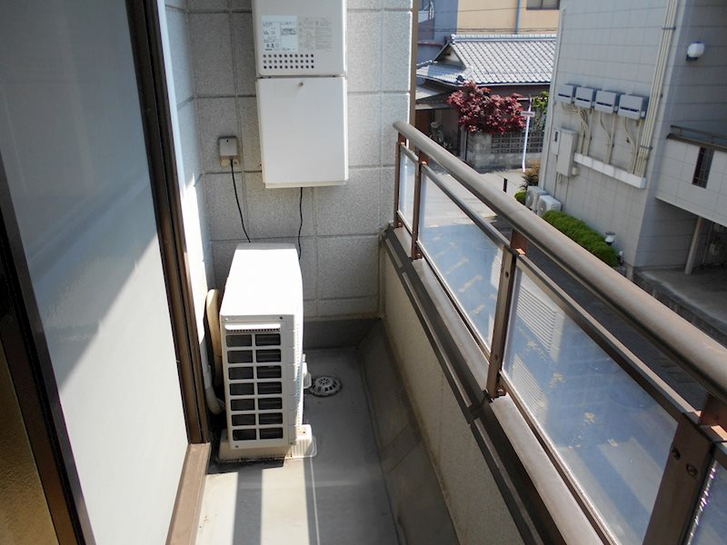 バルコニー　南東向きです