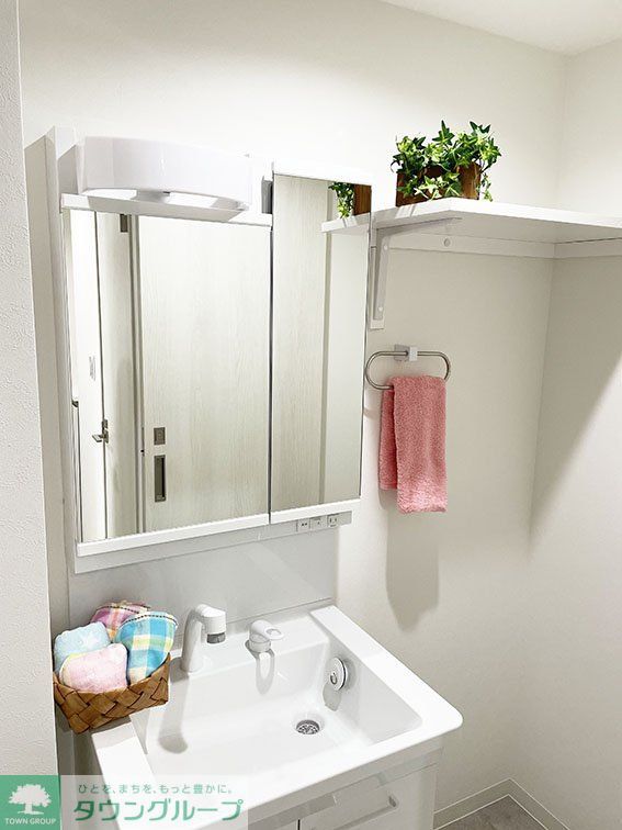 洗面設備　★1人暮らし設備には欠かせない独立洗面台★