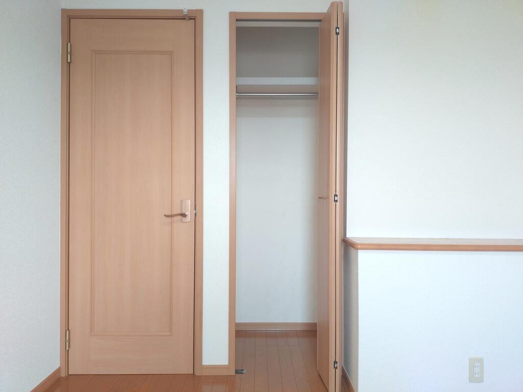 収納　６帖の居室の収納です。
