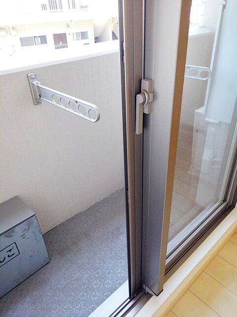 バルコニー　南東向きです。