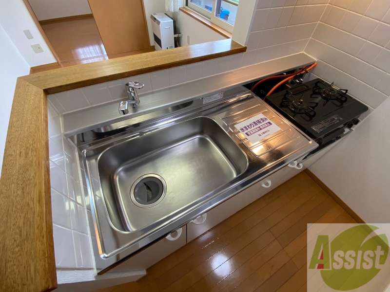 キッチン　キッチンは調理スペースもあり料理がはかどりそうです。