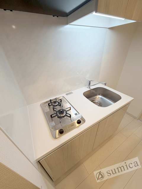 キッチン　２口システムキッチンでお料理楽しく♪♪