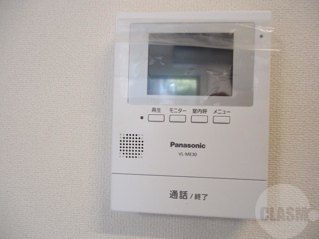 セキュリティ　モニター付きインターフォンで安心