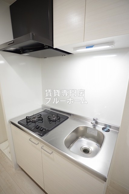 キッチン　2口コンロのシステムキッチンです！