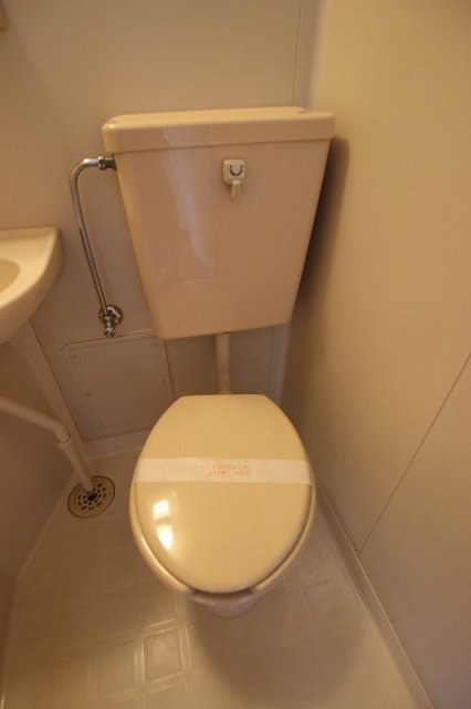 トイレ　同物件別号室の写真です。