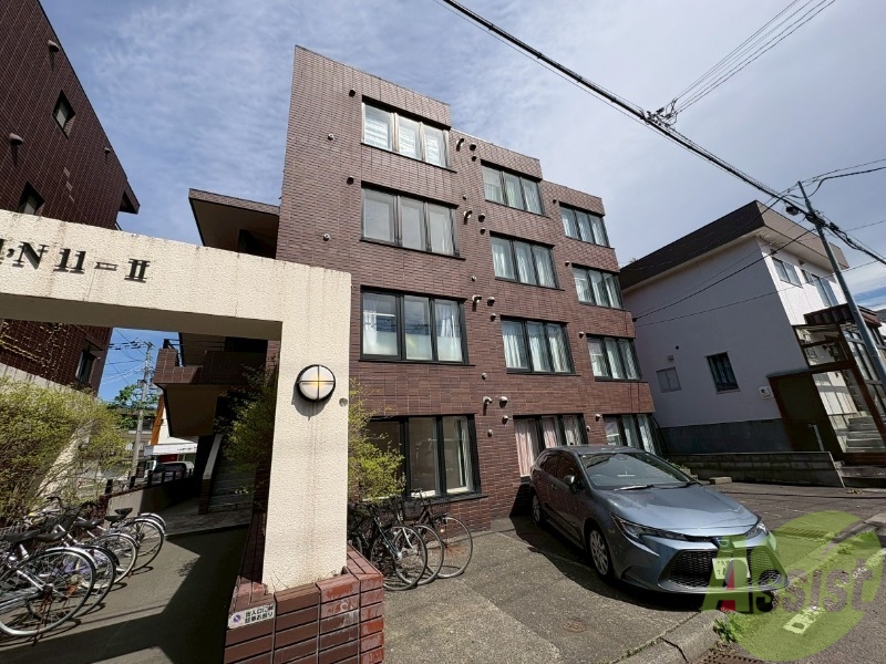 建物外観　札幌市東区北１１条東「アルファアパル北１１条II」