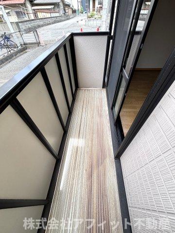 バルコニー　南西向き