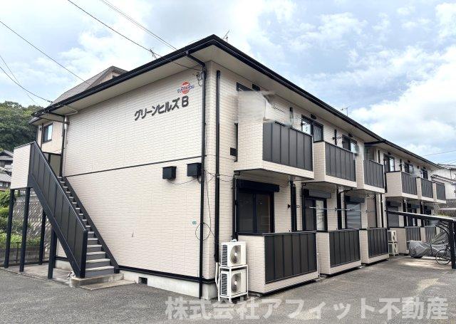 建物外観　グリーンヒルズB・軽量鉄骨造