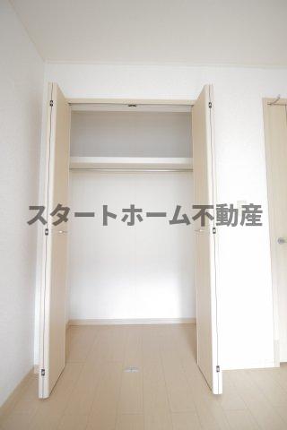 収納　たっぷりとした収納スペースです