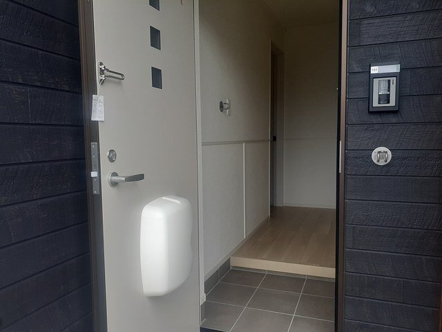 玄関　明るい玄関です