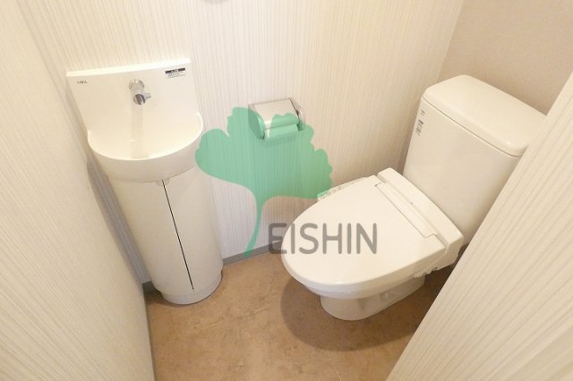 トイレ　清潔感のあるトイレです。