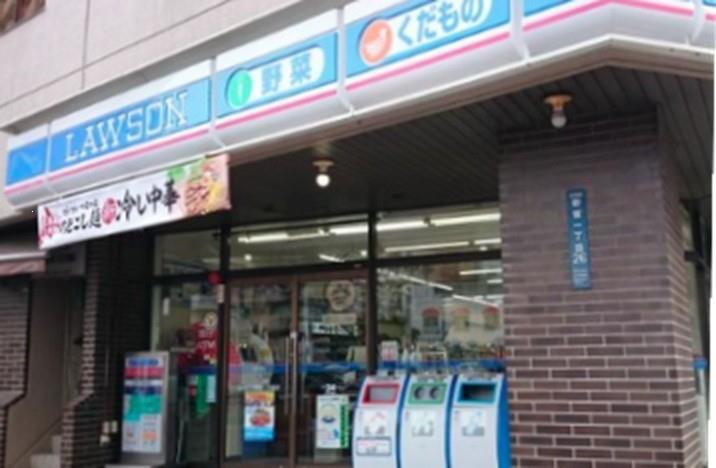 コンビニ　ローソン新宿一丁目店（コンビニ）まで158m