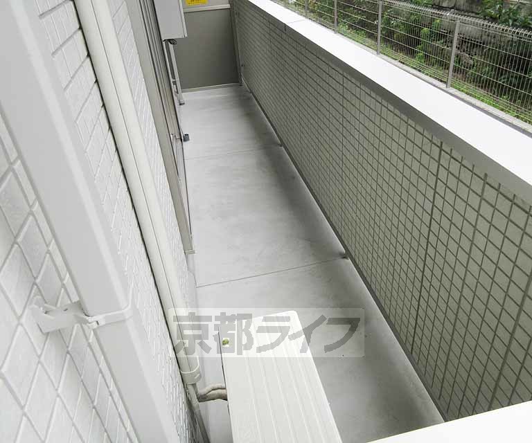 バルコニー　北向き