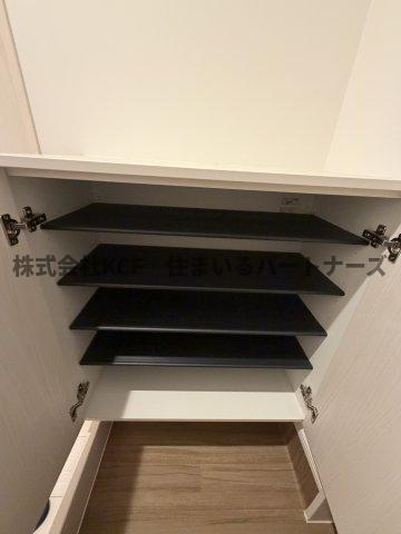 収納　たっぷりとした収納スペースです