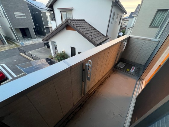 バルコニー　※別部屋の写真です